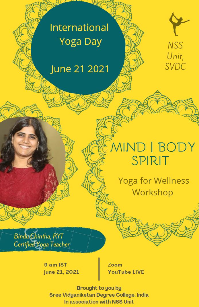 Mind – Body – Spirit | Yoga for Wellness Workshop